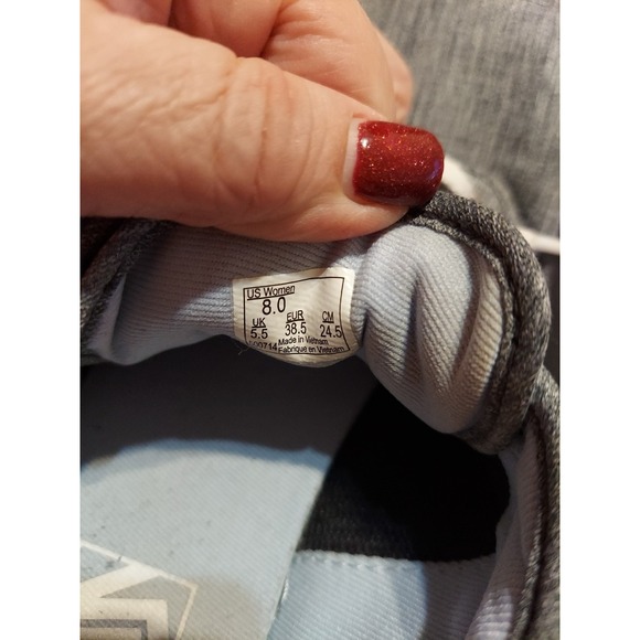 Vans Off The Wall Womens Old Skool Gray Low Top Lace Up Canvas Sneakers Size 8 - Picture 7 of 7